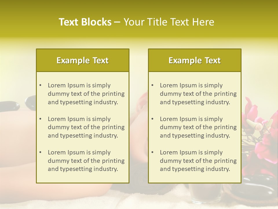 Resort Purity Calm PowerPoint Template