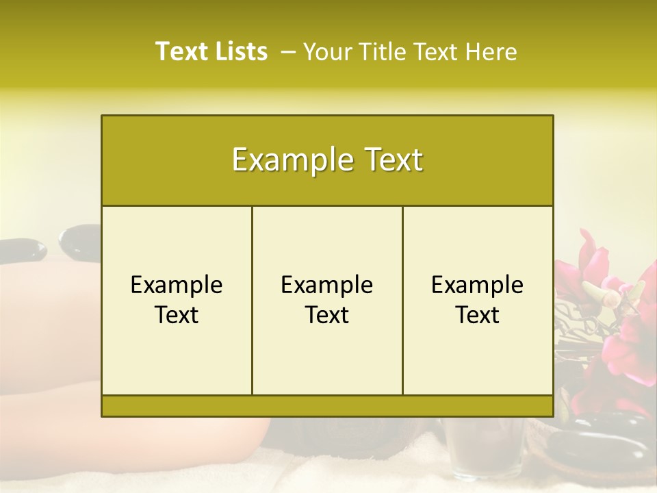Resort Purity Calm PowerPoint Template