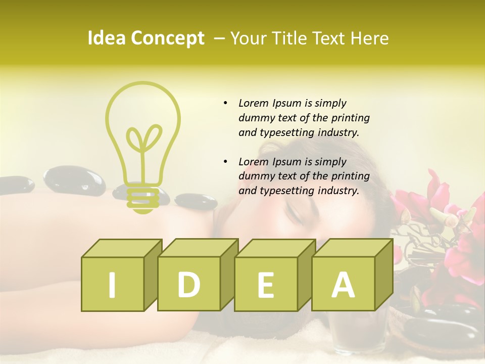 Resort Purity Calm PowerPoint Template