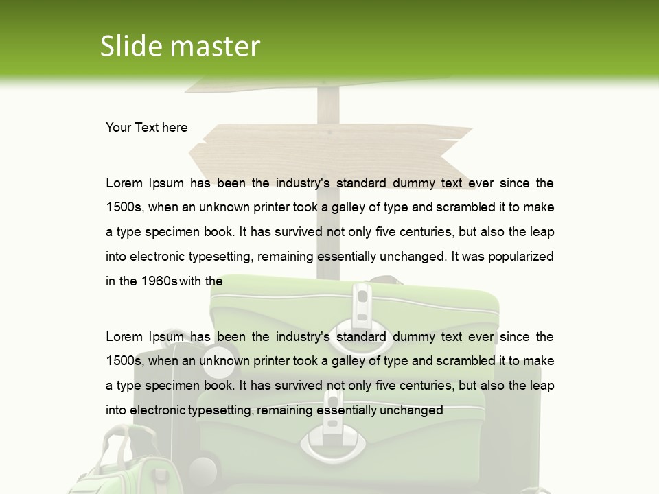 Service Exotic Information PowerPoint Template