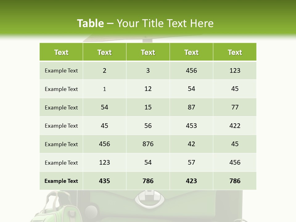 Service Exotic Information PowerPoint Template