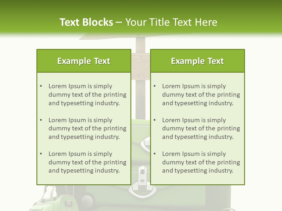 Service Exotic Information PowerPoint Template