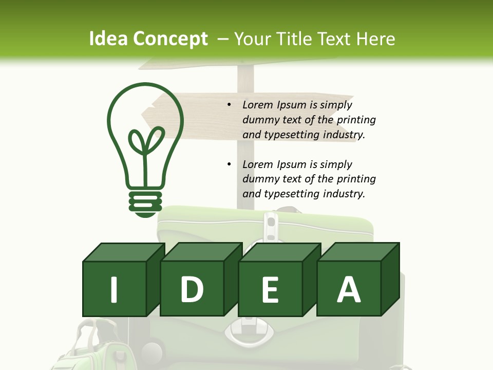 Service Exotic Information PowerPoint Template