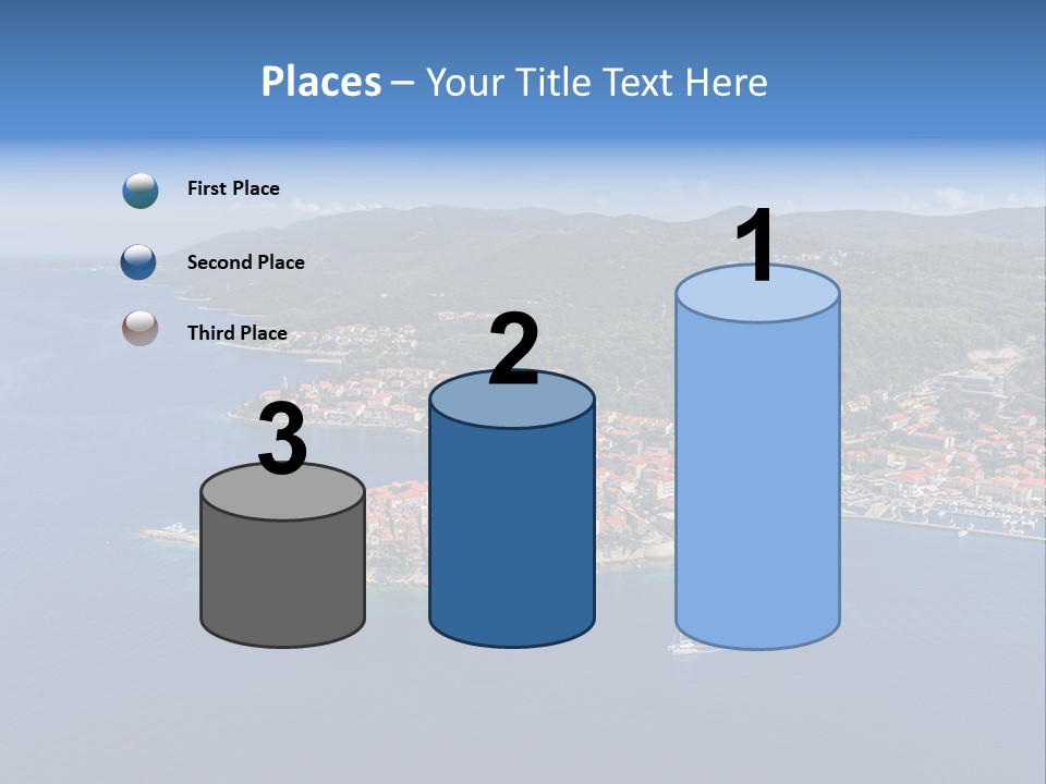 Panorama Building Island PowerPoint Template