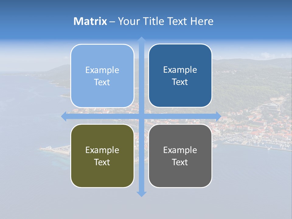 Panorama Building Island PowerPoint Template