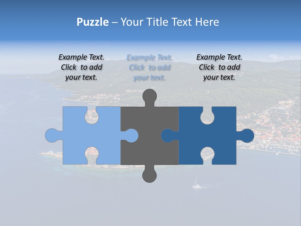 Panorama Building Island PowerPoint Template