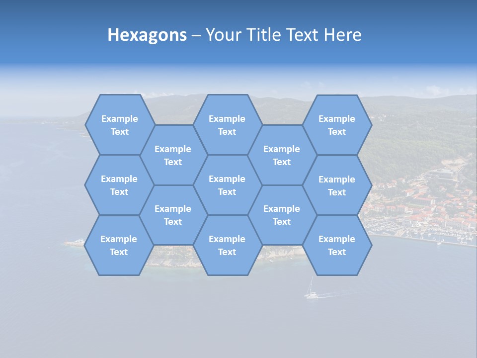 Panorama Building Island PowerPoint Template