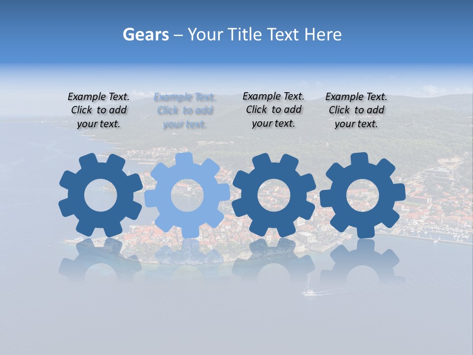 Panorama Building Island PowerPoint Template