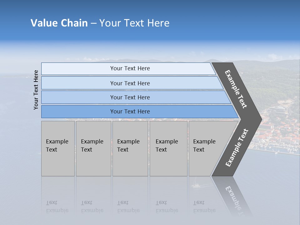 Panorama Building Island PowerPoint Template