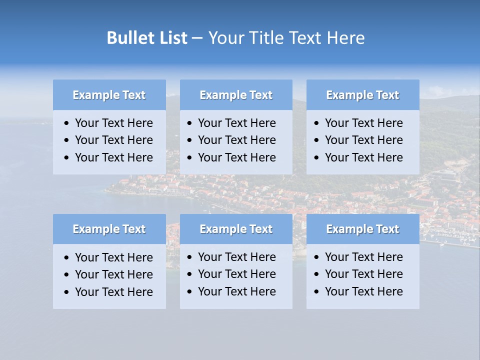 Panorama Building Island PowerPoint Template