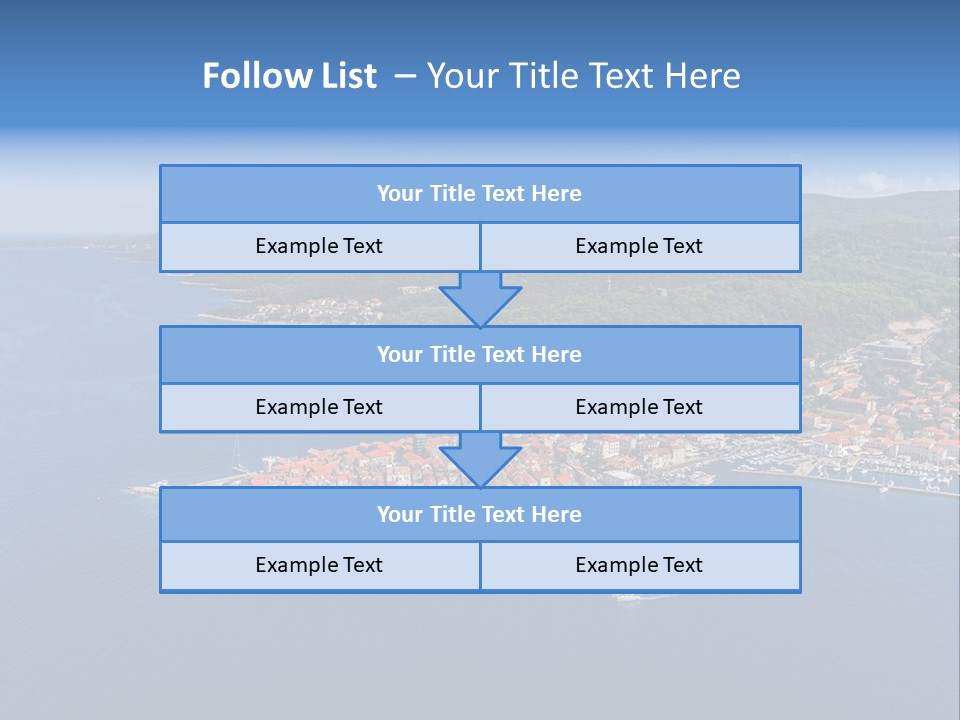 Panorama Building Island PowerPoint Template
