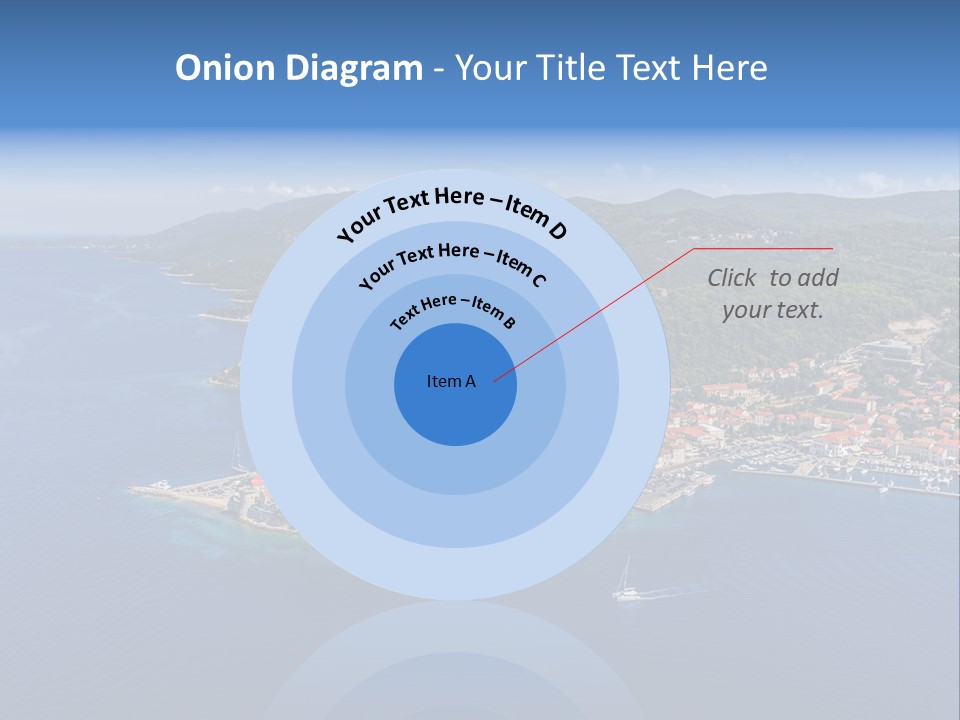 Panorama Building Island PowerPoint Template