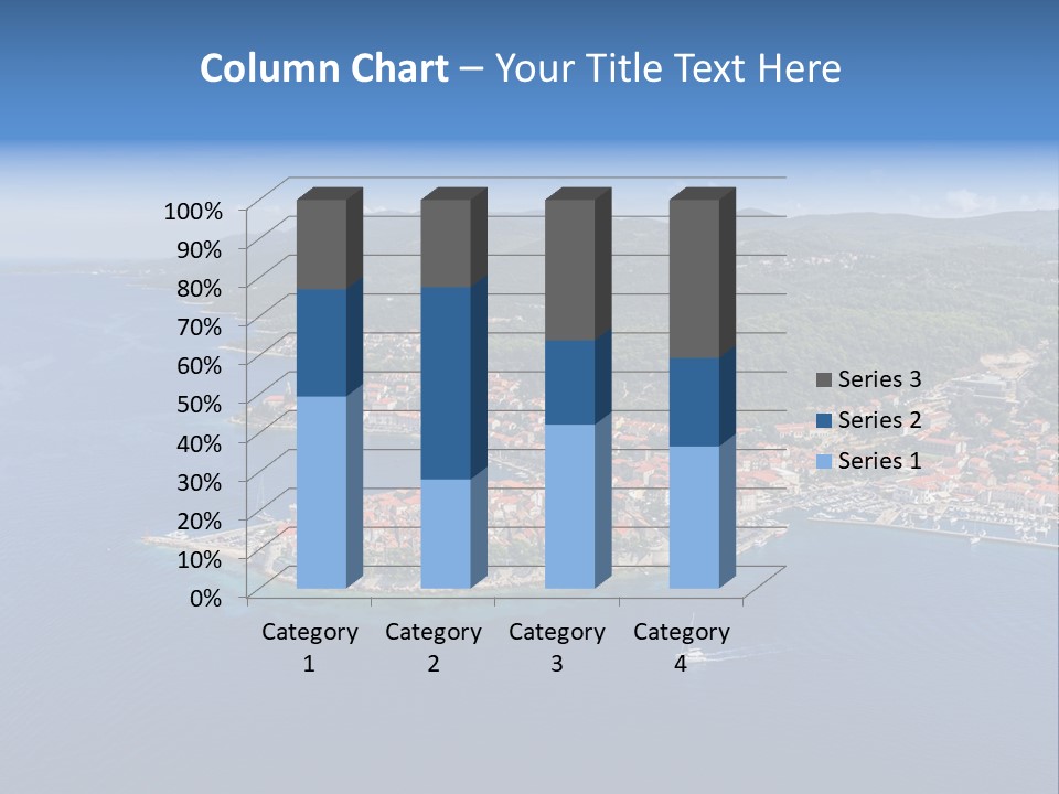 Panorama Building Island PowerPoint Template
