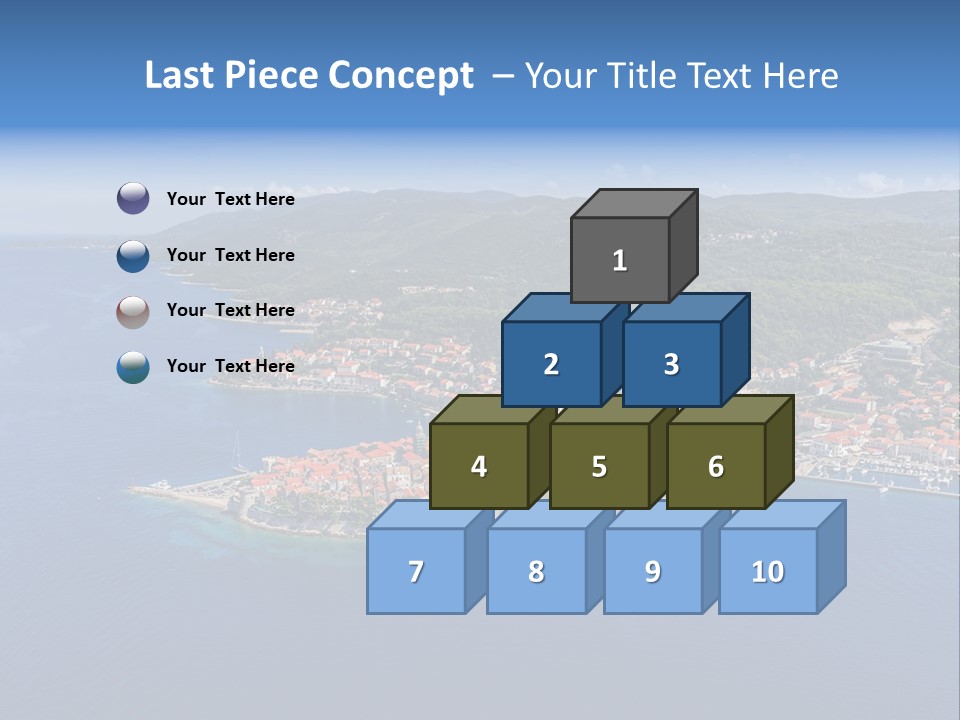 Panorama Building Island PowerPoint Template