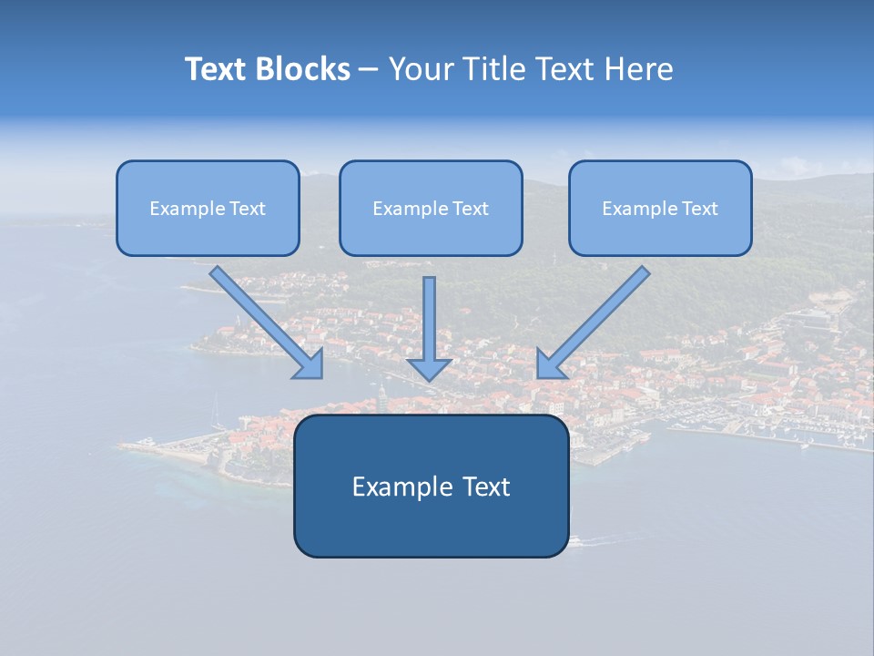 Panorama Building Island PowerPoint Template