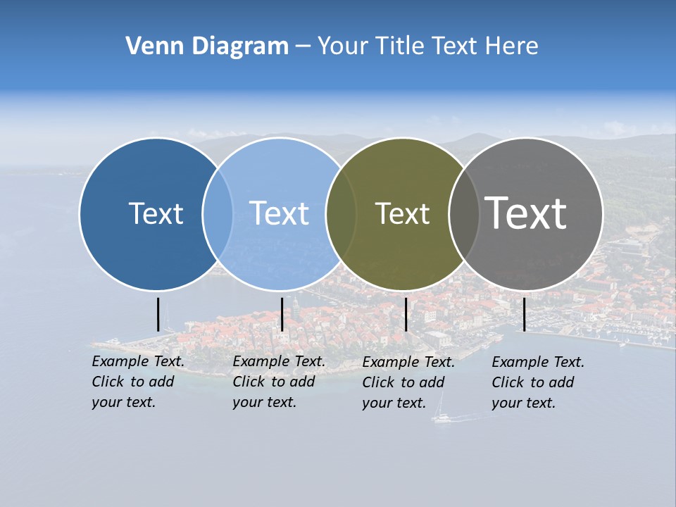 Panorama Building Island PowerPoint Template