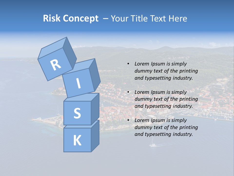 Panorama Building Island PowerPoint Template