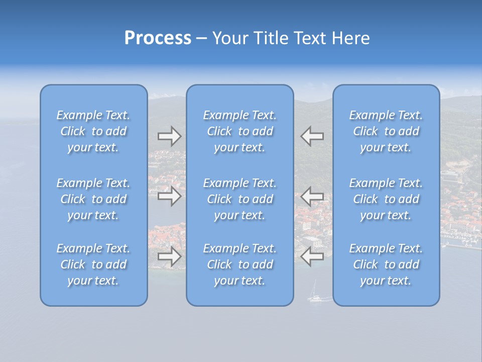 Panorama Building Island PowerPoint Template