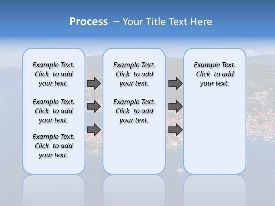 Panorama Building Island PowerPoint Template
