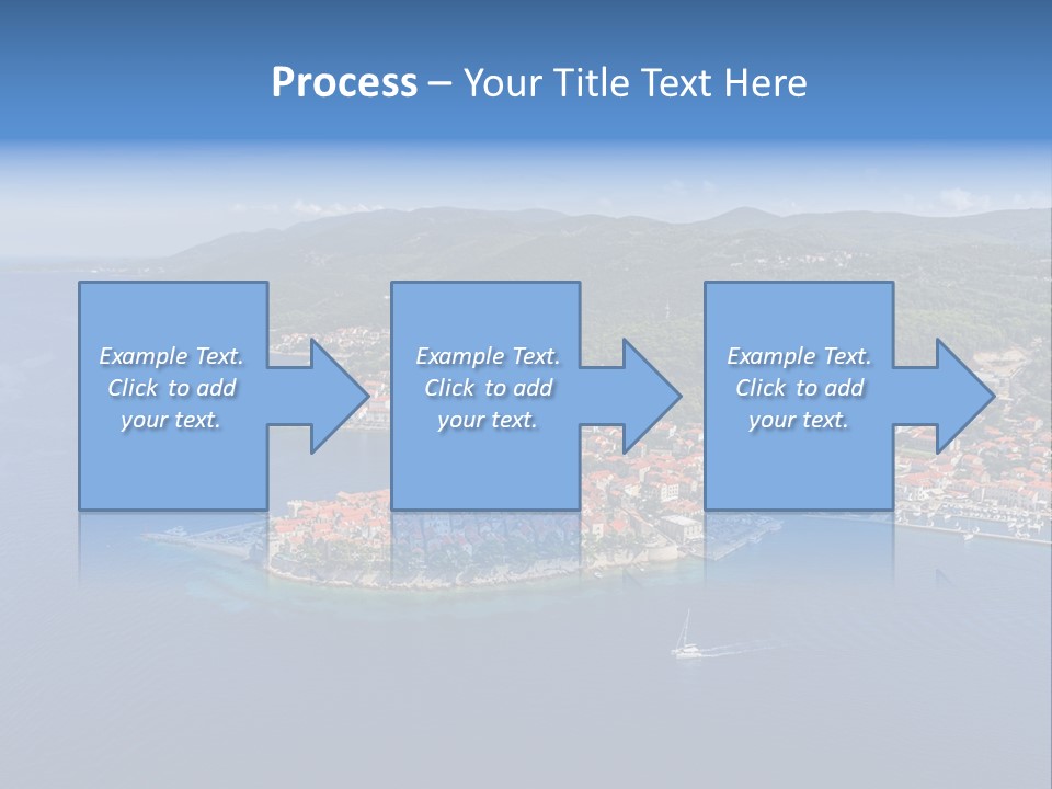 Panorama Building Island PowerPoint Template