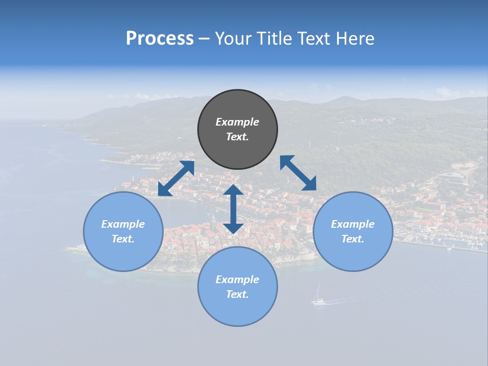 Panorama Building Island PowerPoint Template