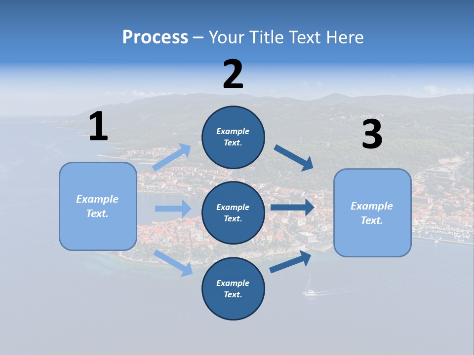 Panorama Building Island PowerPoint Template