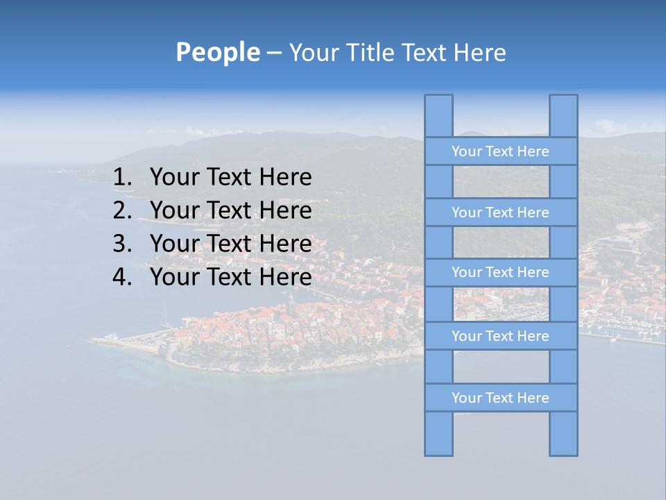 Panorama Building Island PowerPoint Template