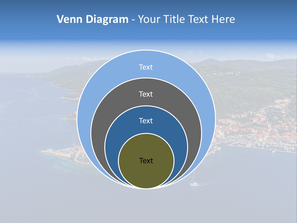 Panorama Building Island PowerPoint Template