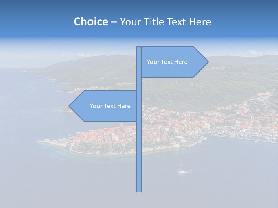 Panorama Building Island PowerPoint Template