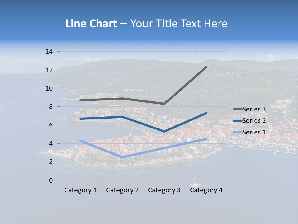 Panorama Building Island PowerPoint Template