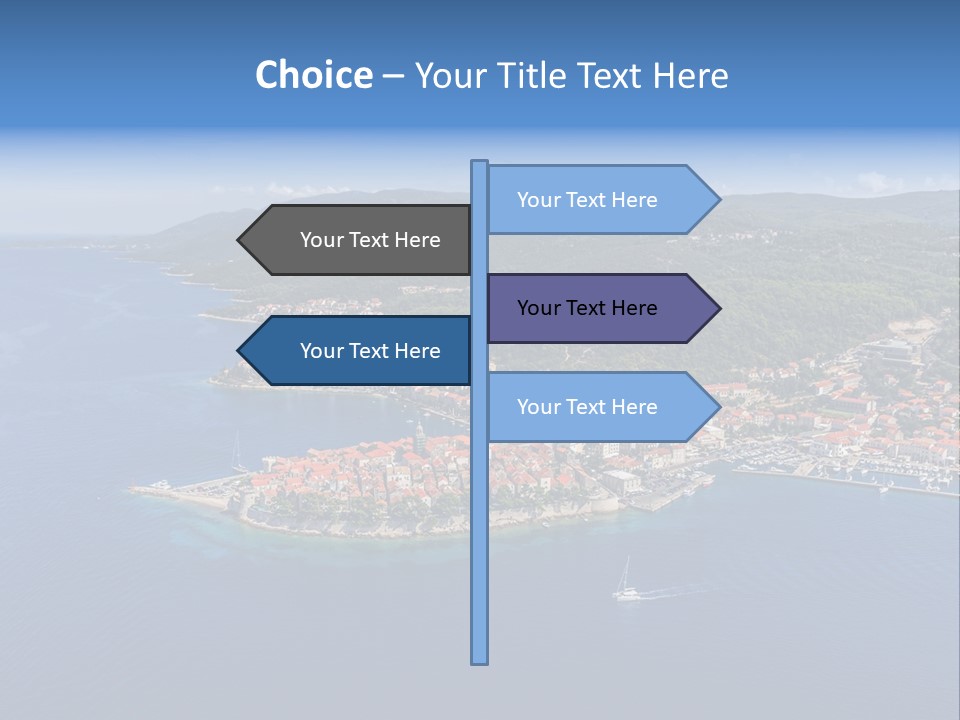 Panorama Building Island PowerPoint Template