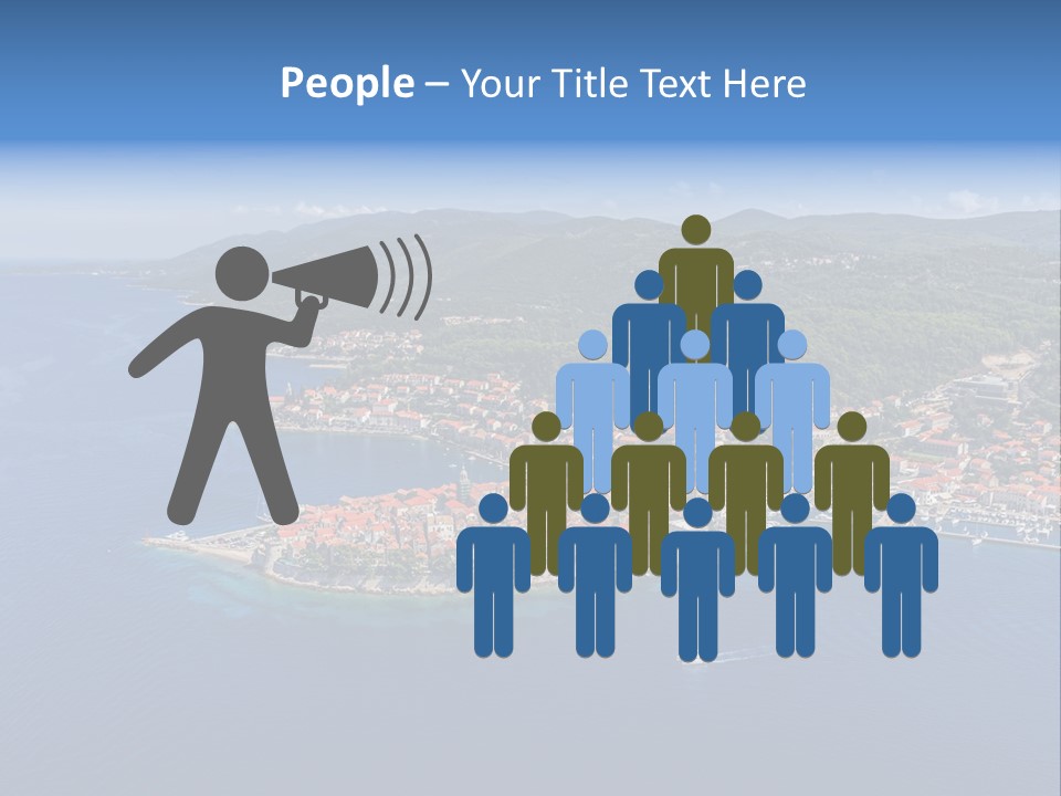 Panorama Building Island PowerPoint Template