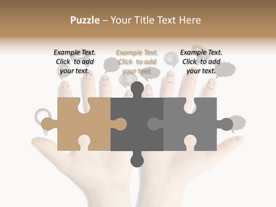 Hug Hand Connect PowerPoint Template