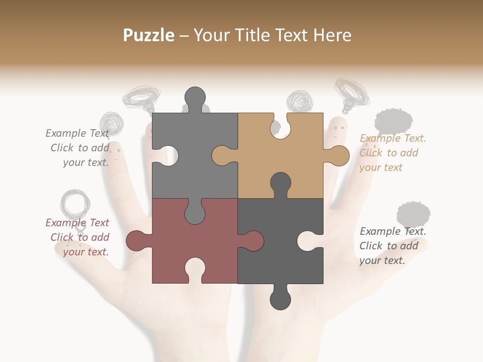 Hug Hand Connect PowerPoint Template