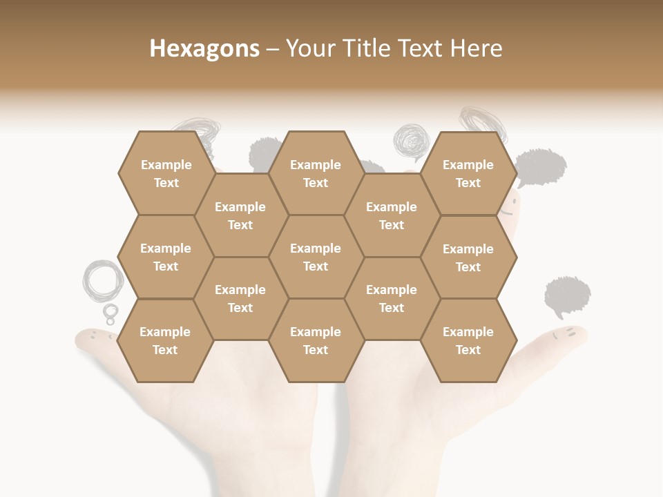 Hug Hand Connect PowerPoint Template