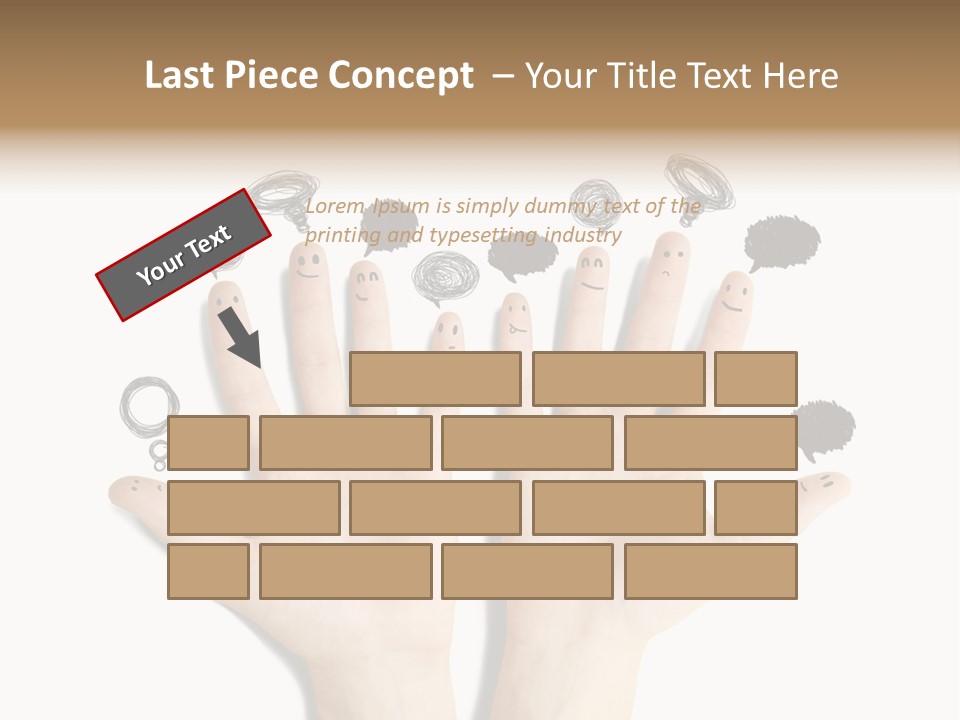 Hug Hand Connect PowerPoint Template
