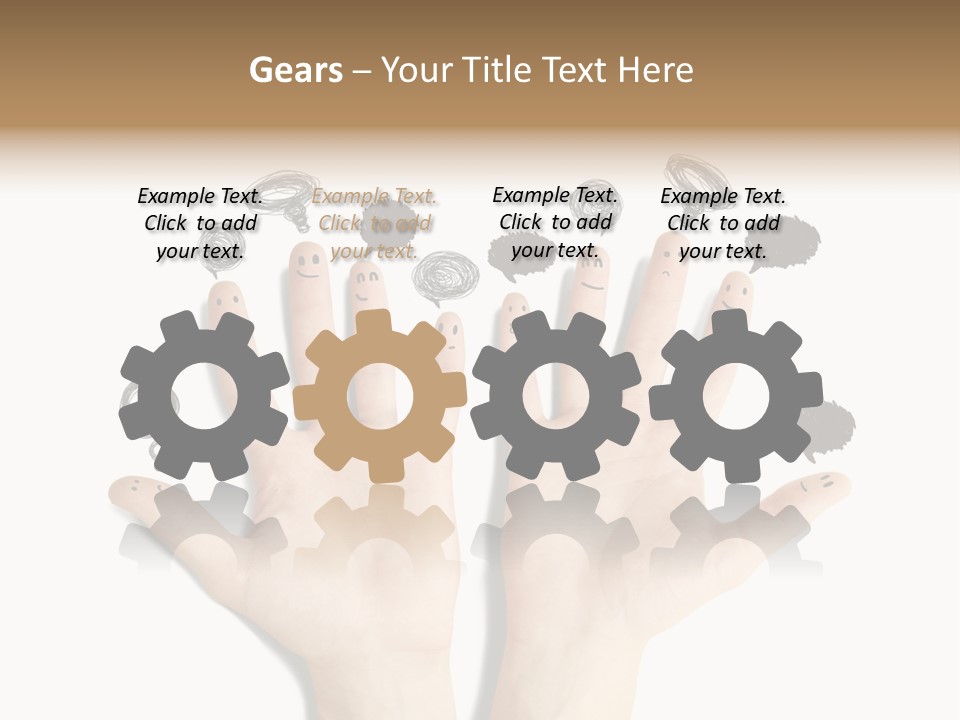 Hug Hand Connect PowerPoint Template