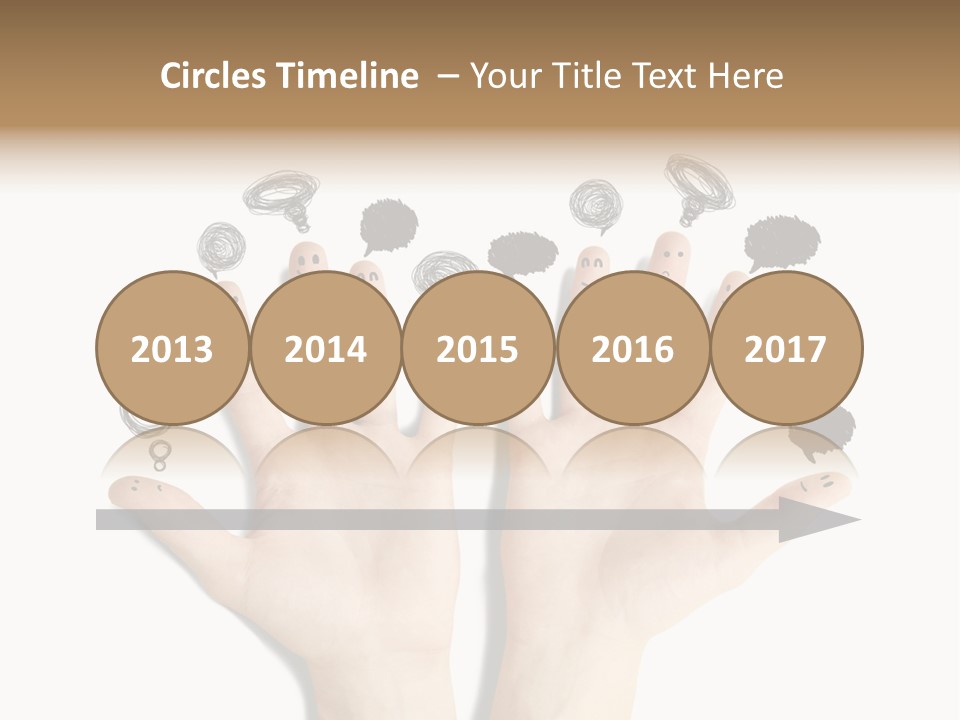 Hug Hand Connect PowerPoint Template