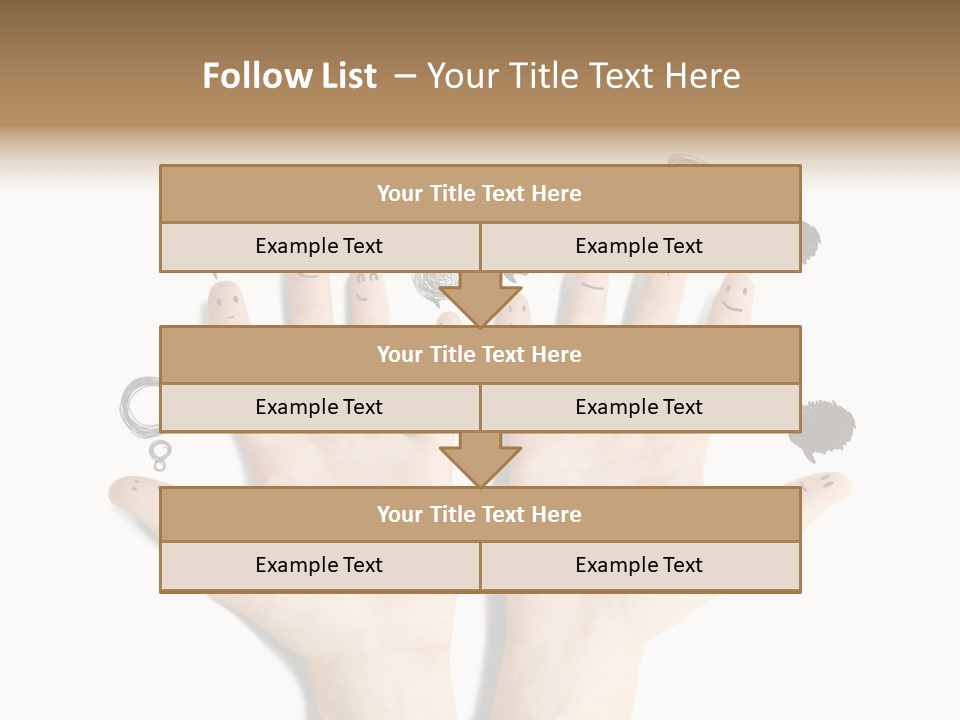 Hug Hand Connect PowerPoint Template