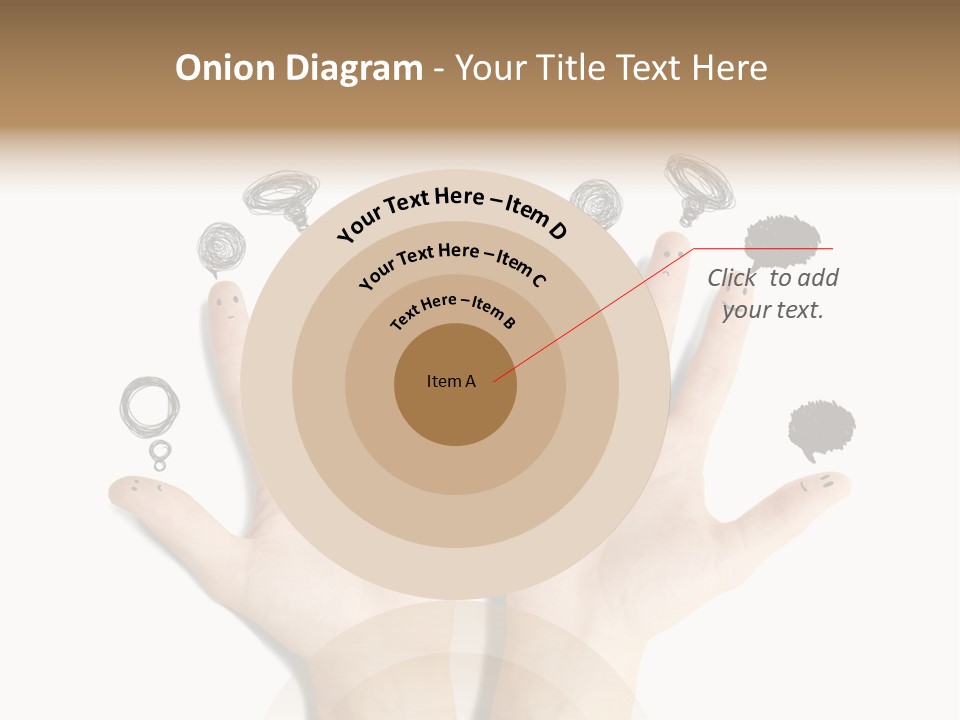 Hug Hand Connect PowerPoint Template
