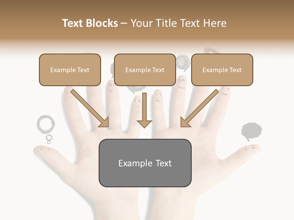 Hug Hand Connect PowerPoint Template