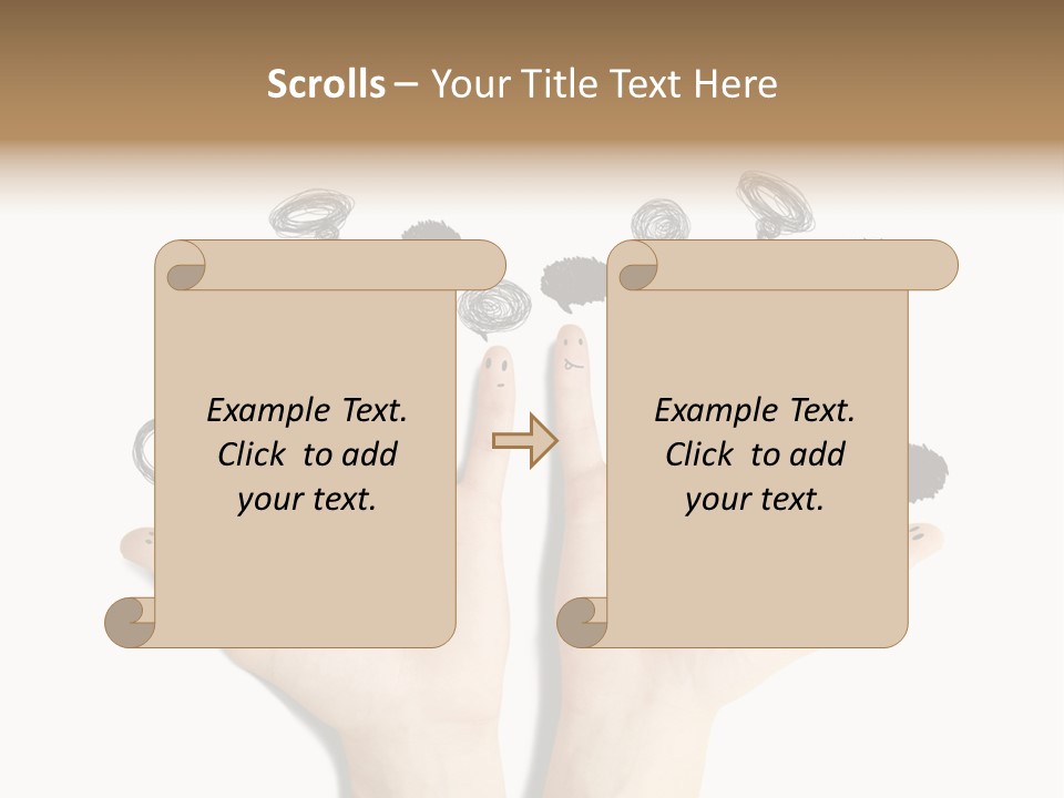 Hug Hand Connect PowerPoint Template