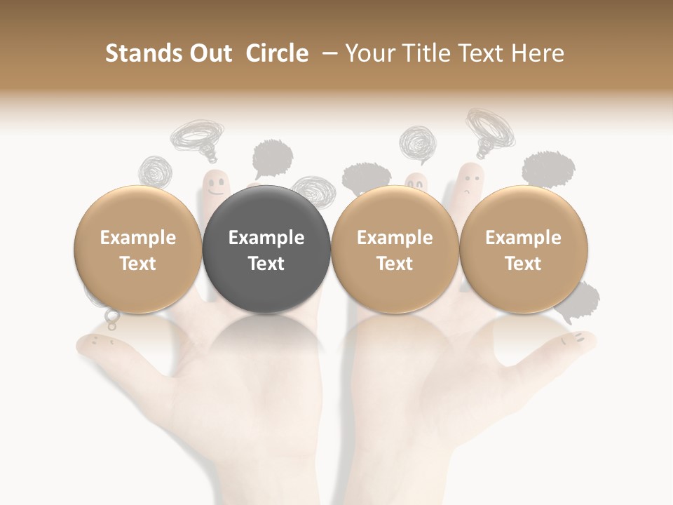 Hug Hand Connect PowerPoint Template