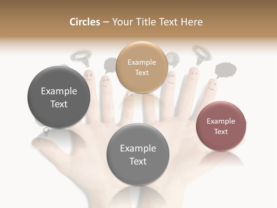 Hug Hand Connect PowerPoint Template