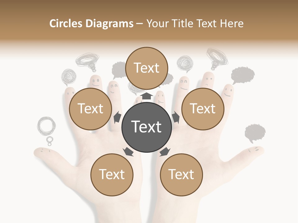 Hug Hand Connect PowerPoint Template