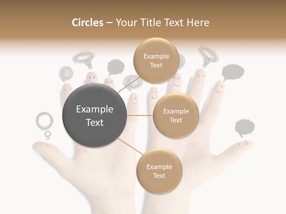 Hug Hand Connect PowerPoint Template