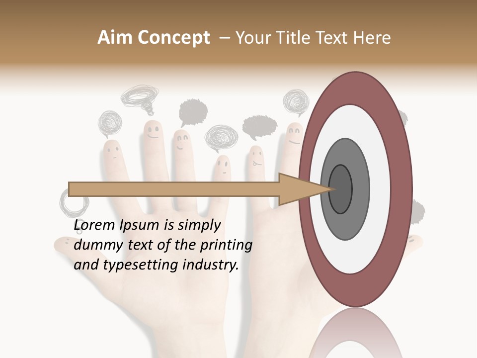 Hug Hand Connect PowerPoint Template