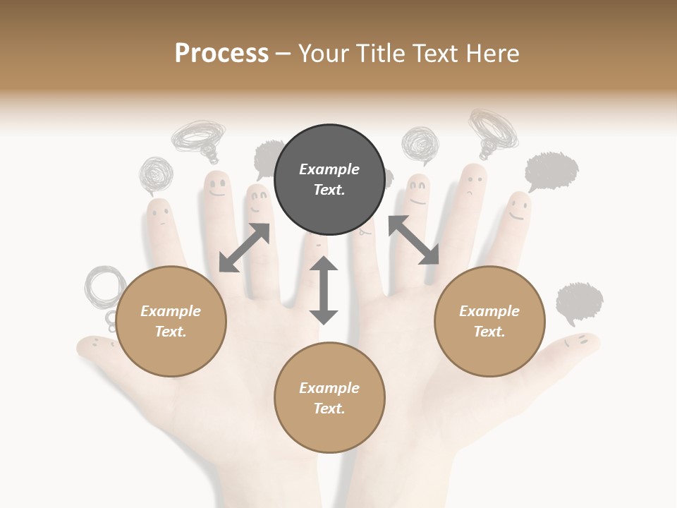 Hug Hand Connect PowerPoint Template