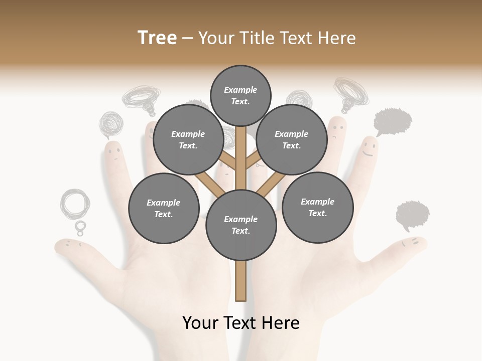 Hug Hand Connect PowerPoint Template