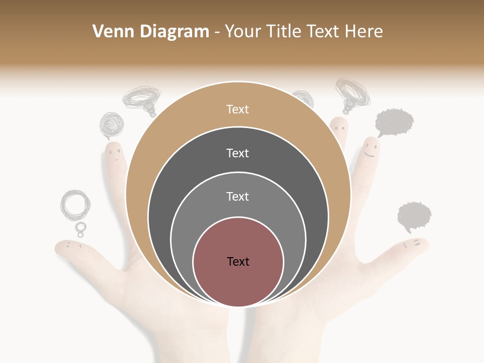 Hug Hand Connect PowerPoint Template